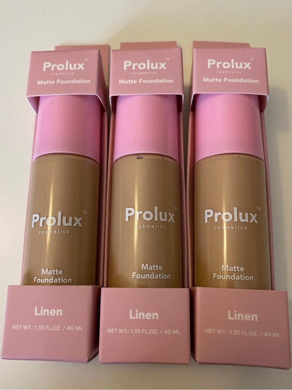 Prolux Matte Foundation Set LINEN